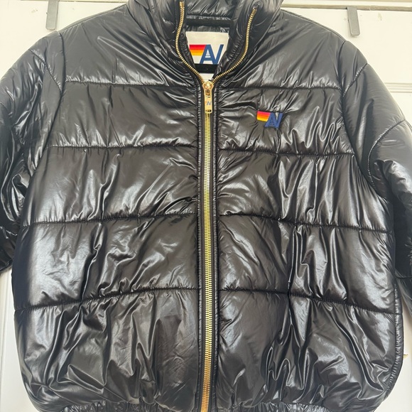 Aviator Nation glossy finish bomber jacket - Picture 3 of 5